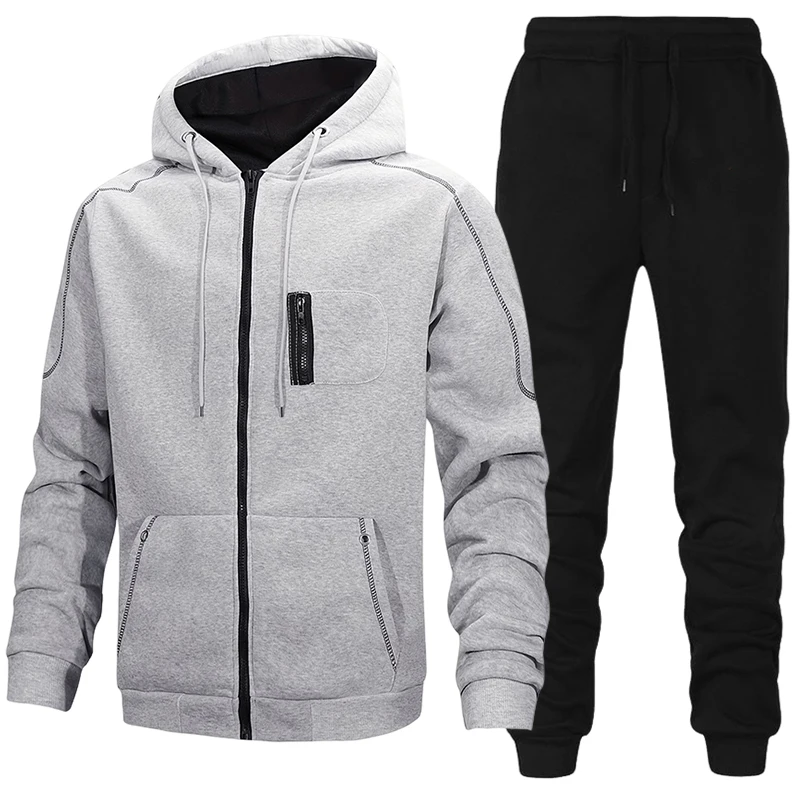 Men'S Fashion Model - Fashion Men's Tracksuit Casual Hoodie Sweatshirts