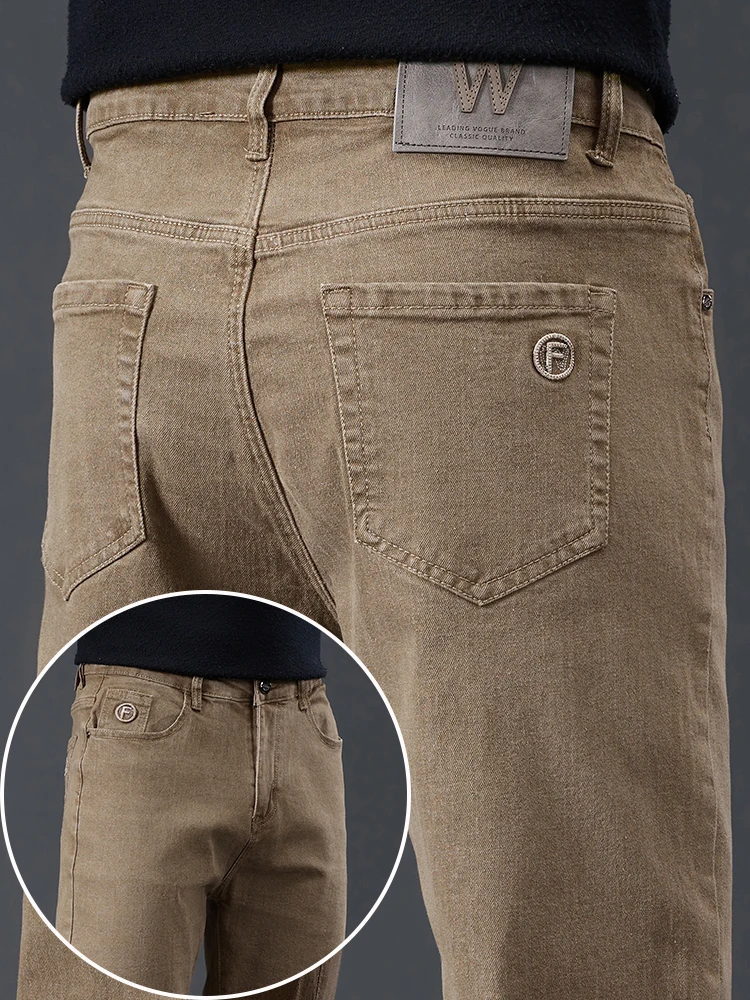 Jeans Pants Fashion Men - Autumn 2026 New Straight Stretch Jeans