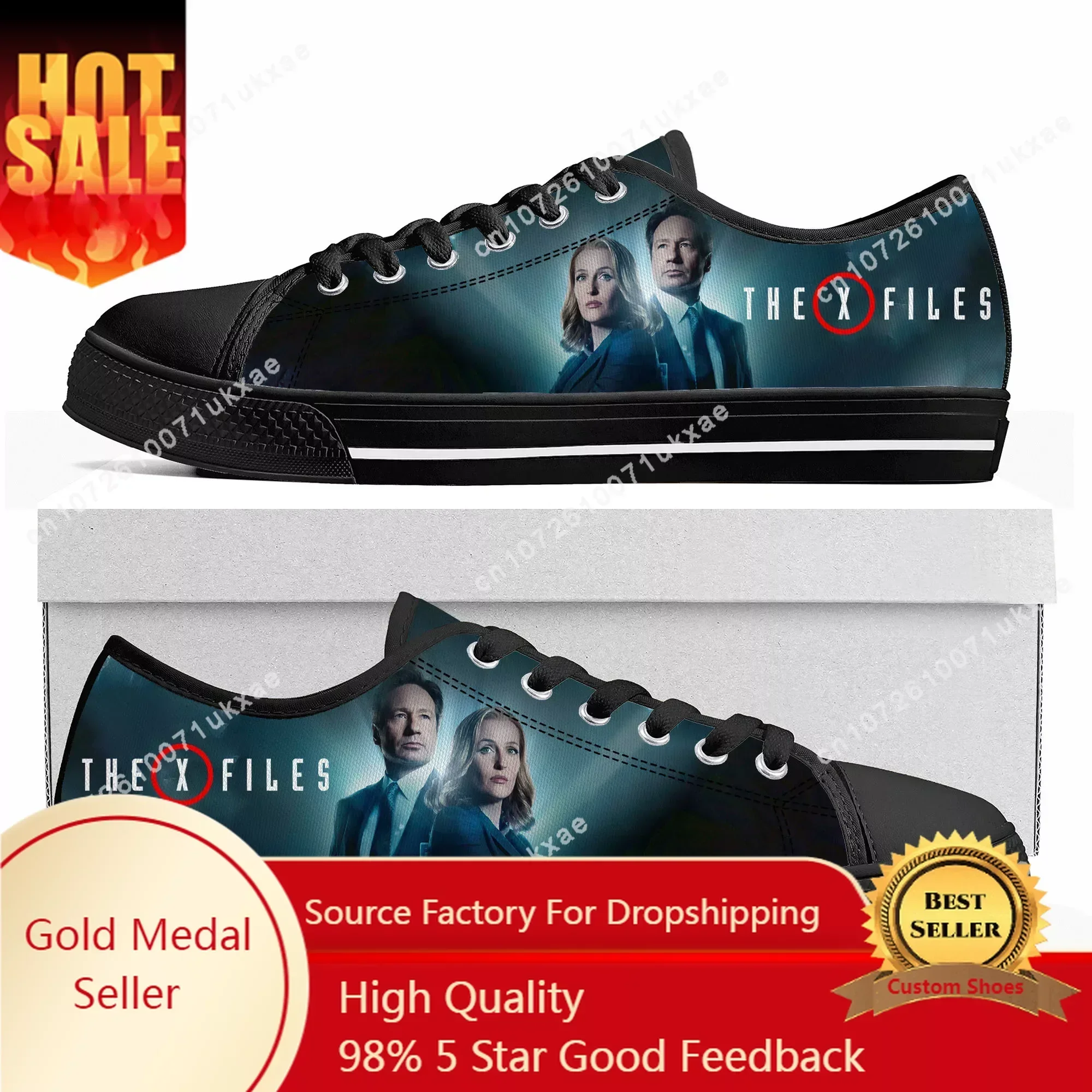 Men'S Fashion X - The X Files Low Top Sneakers