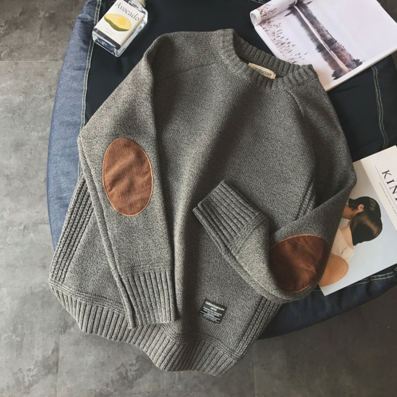Mens Fashion Jumpers - KIDWHXR 2026 Man Autumn Winter Sweater