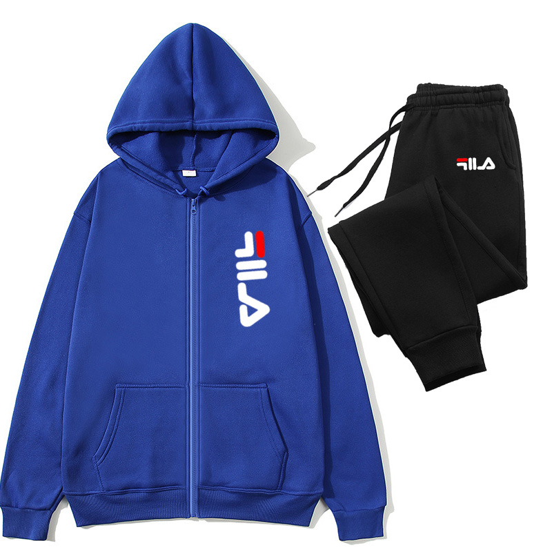 Mens Fashion Jumpers - Men's 2 Piece Tracksuit Zipper Cardigan