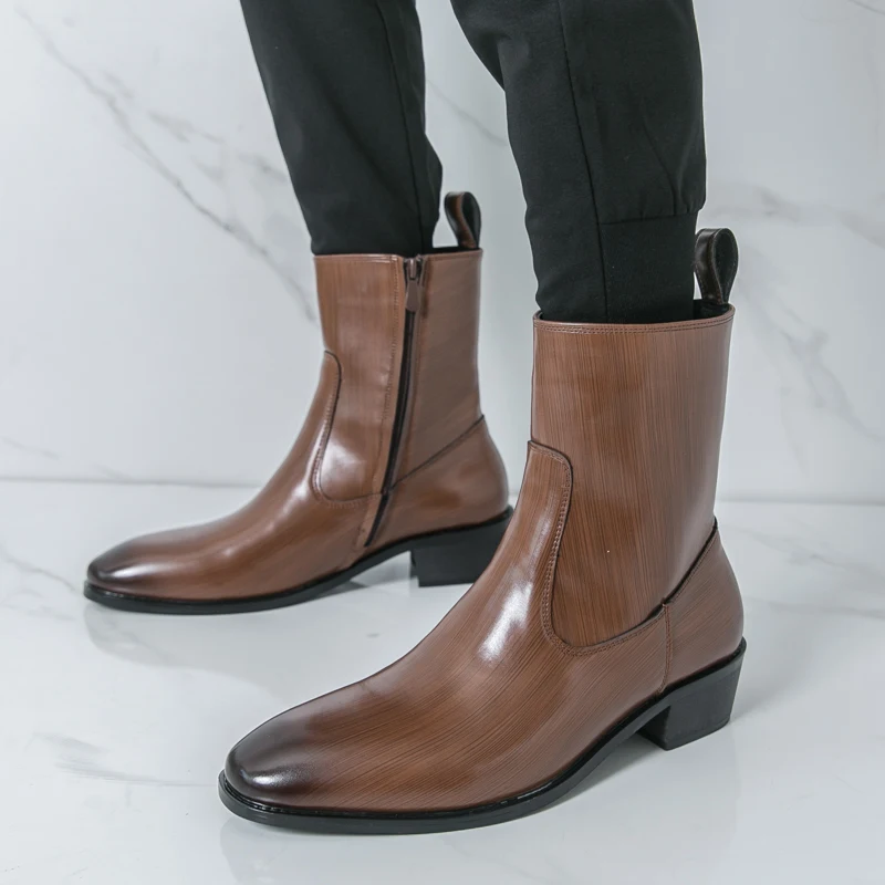 Classic Comfy Ankle Boots Bota - Chelsea Boots Men 评论和价格