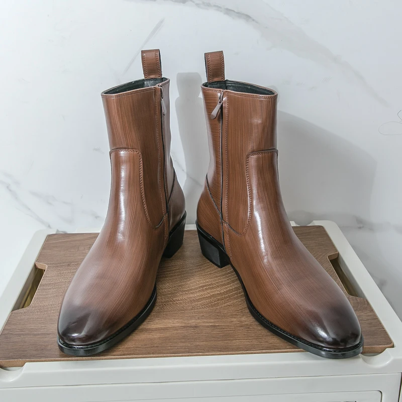 Classic Comfy Ankle Boots Bota - Chelsea Boots Men 评论和价格