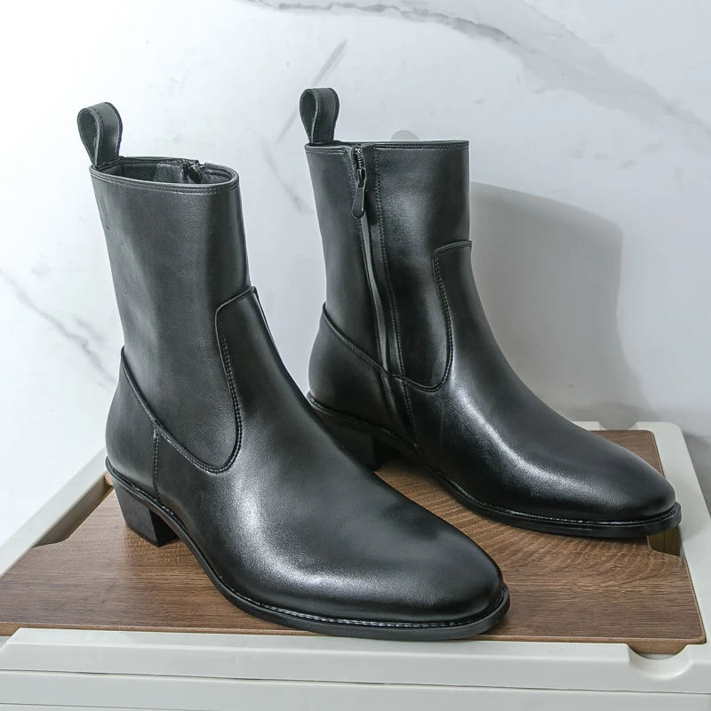 Classic Comfy Ankle Boots Bota - Chelsea Boots Men 评论和价格