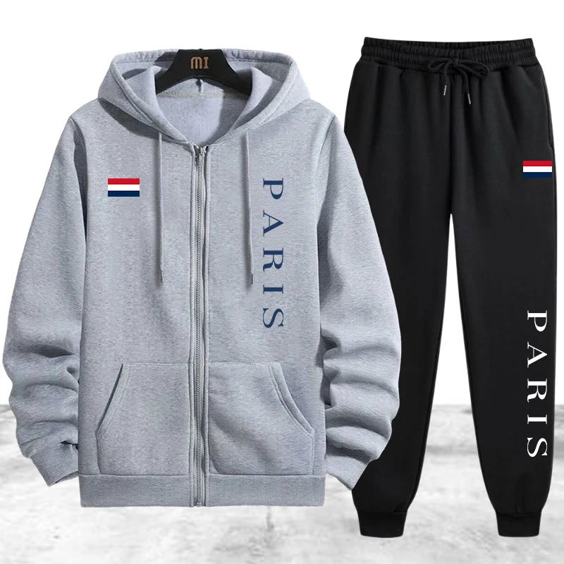 Paris Printing Men's Tracksuit - Paris Men'S Fashion 评论和价格