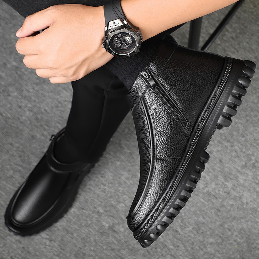 Men's Slip-On Ankle Boots PU U - Chelsea Boots Men 评论和价格