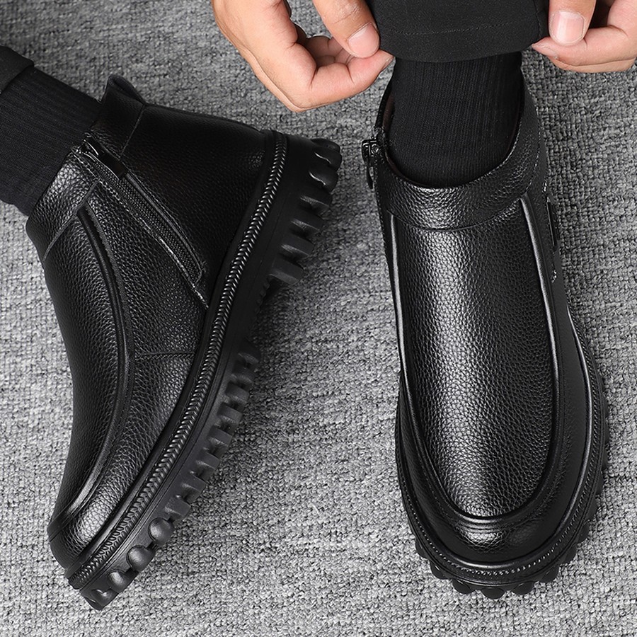 Men's Slip-On Ankle Boots PU U - Chelsea Boots Men 评论和价格