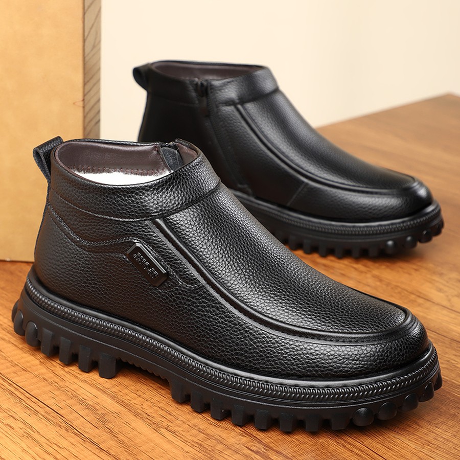 Men's Slip-On Ankle Boots PU U - Chelsea Boots Men 评论和价格