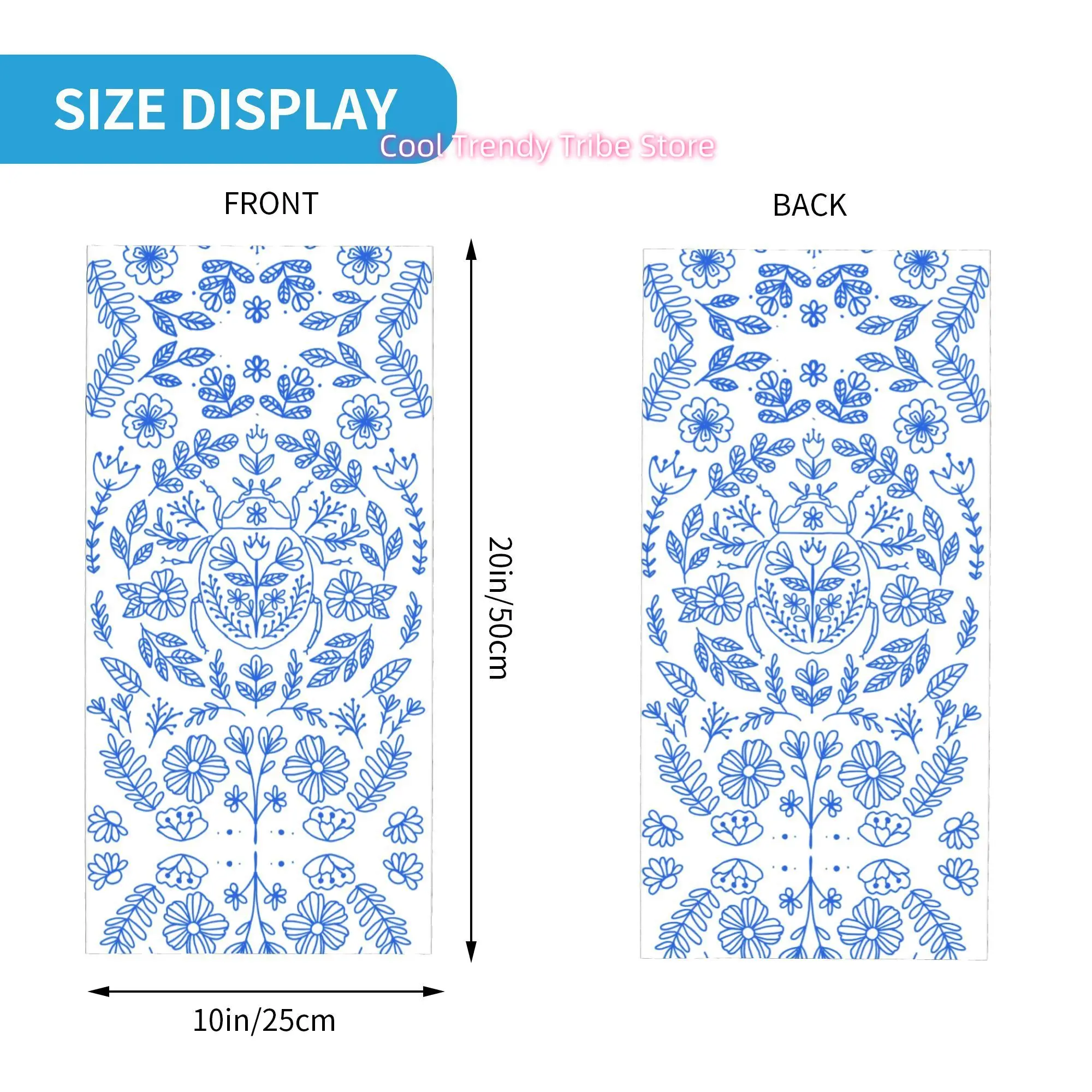 Blue Line Retro Scarab Flower  - Men Fashion Hair Style 评论和价格