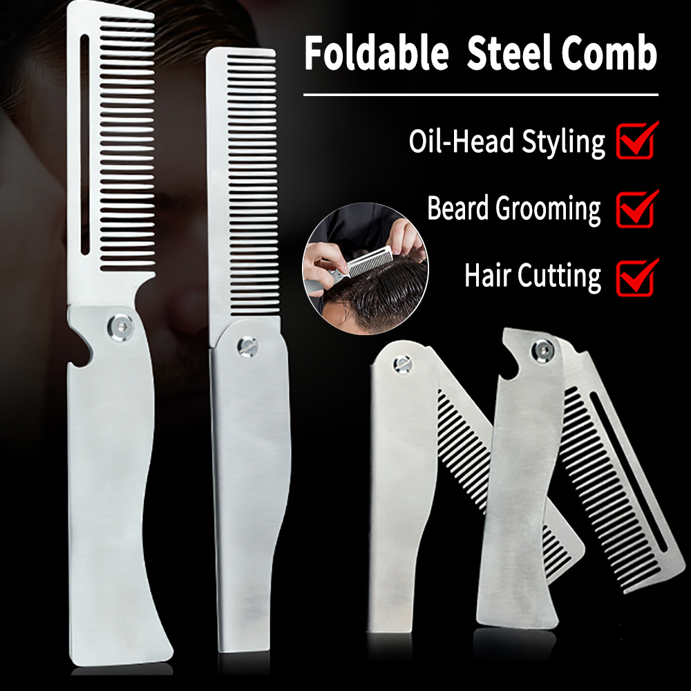 New Type 1/2PCS Portable Steel - Men Fashion Hair Style 评论和价格