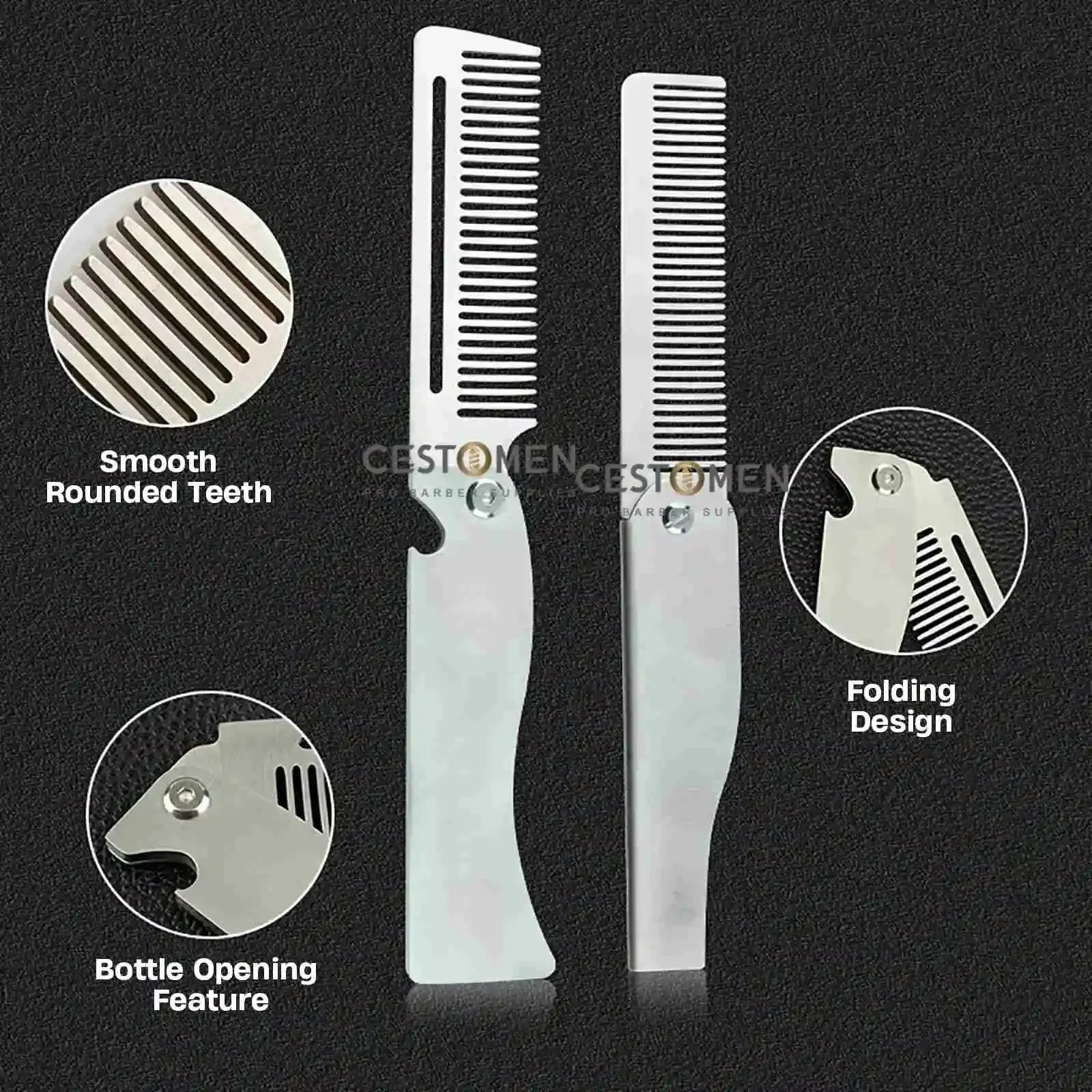 New Type 1/2PCS Portable Steel - Men Fashion Hair Style 评论和价格