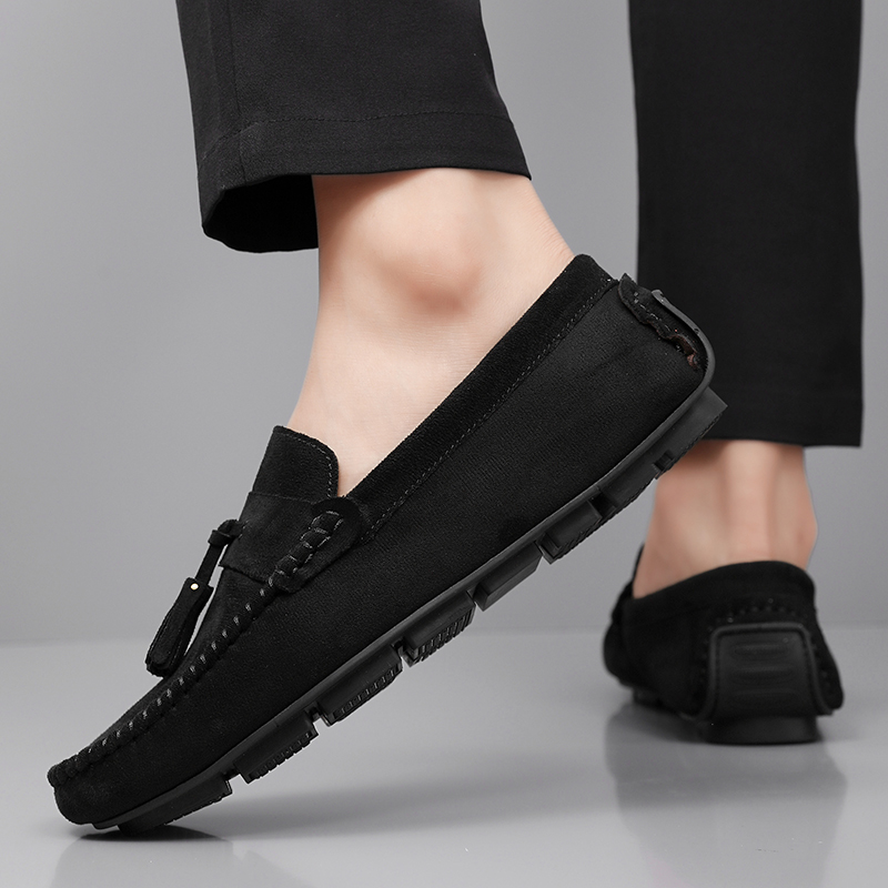 Classic Tassels Men's Loafers  - Suede Loafers Men 评论和价格