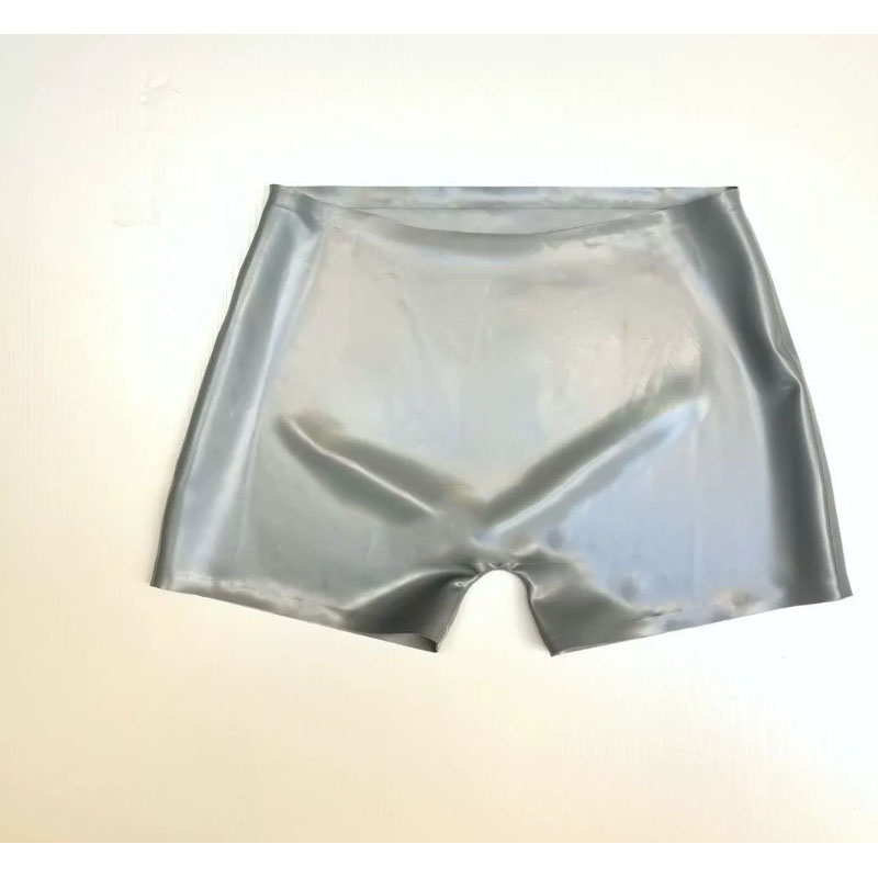 Men Metallic Purple Blue Latex - Swim Trunk Shorts 评论和价格