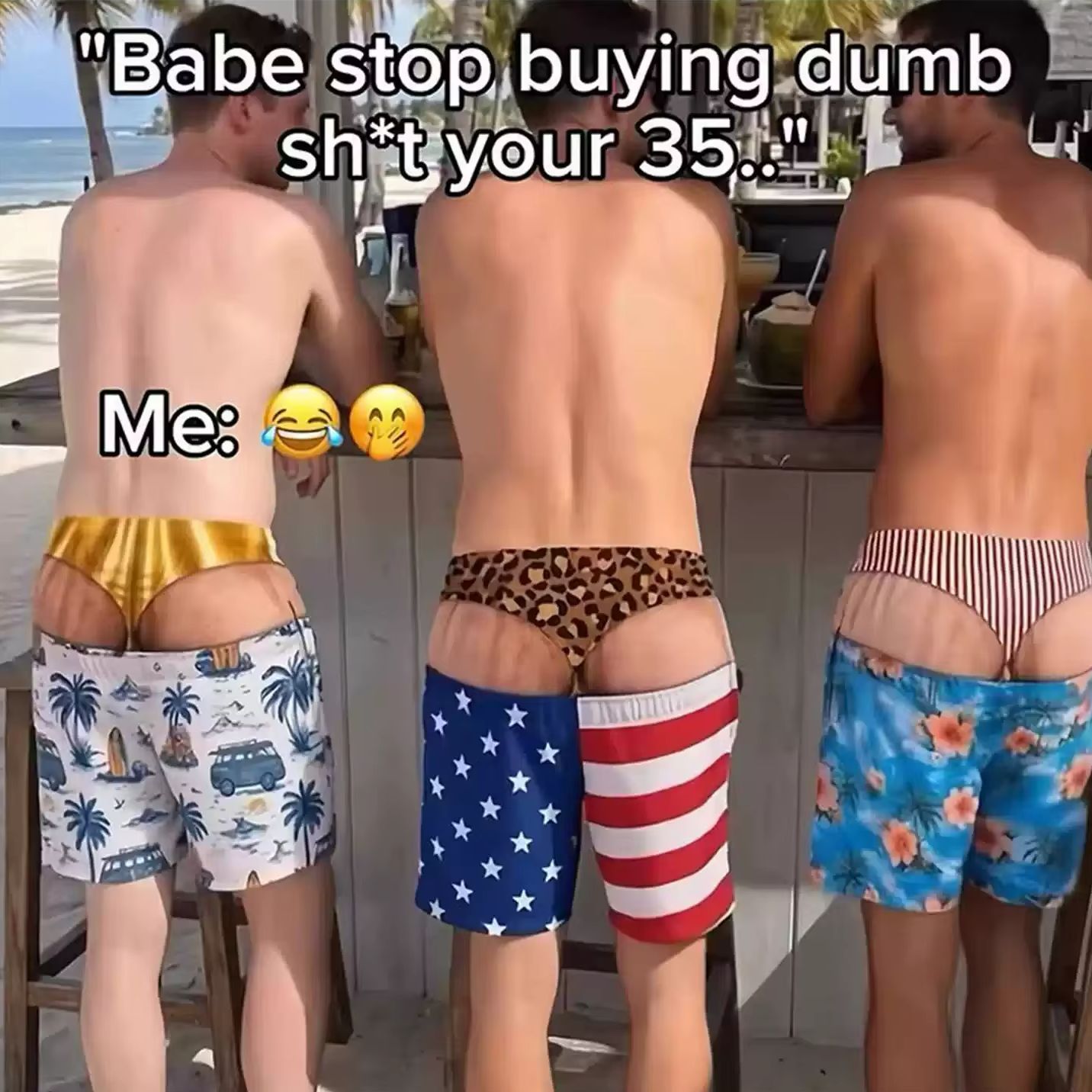 Novelty Men's Swim Trunks Funn - Swim Trunk Shorts 评论和价格