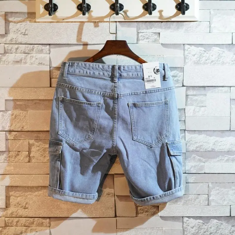 Loose Straight Short Jeans Pan - Jeans Pants Fashion Men 评论和价格