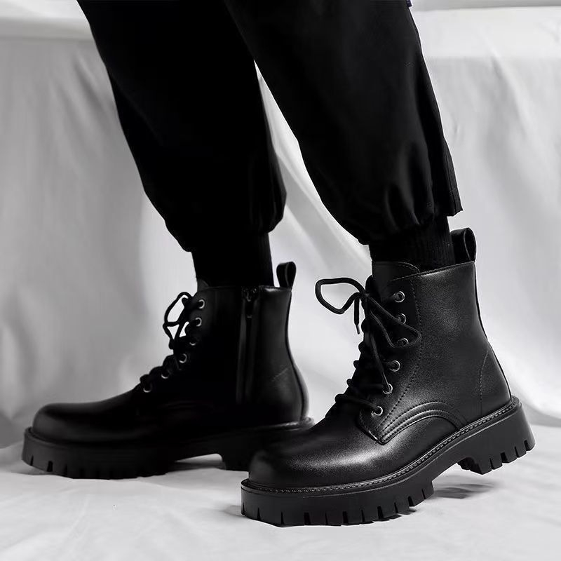Men Chelsea Boots British Styl - Chelsea Boots Men 评论和价格
