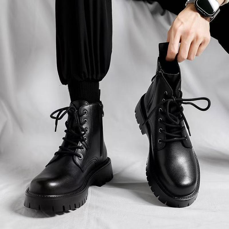Men Chelsea Boots British Styl - Chelsea Boots Men 评论和价格