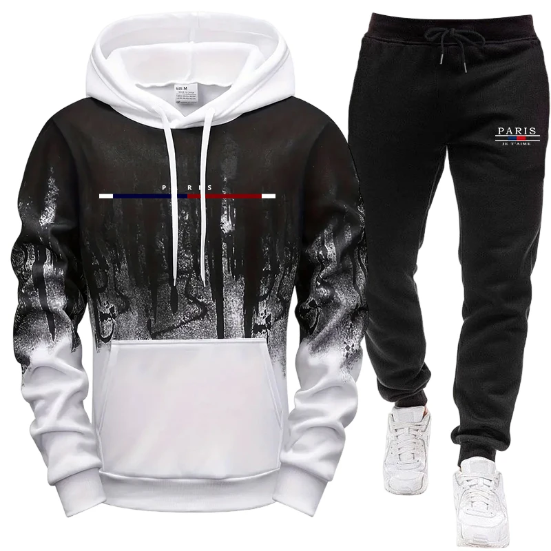 Men's Set/Hoodie/Pants Autumn  - Paris Men'S Fashion 评论和价格