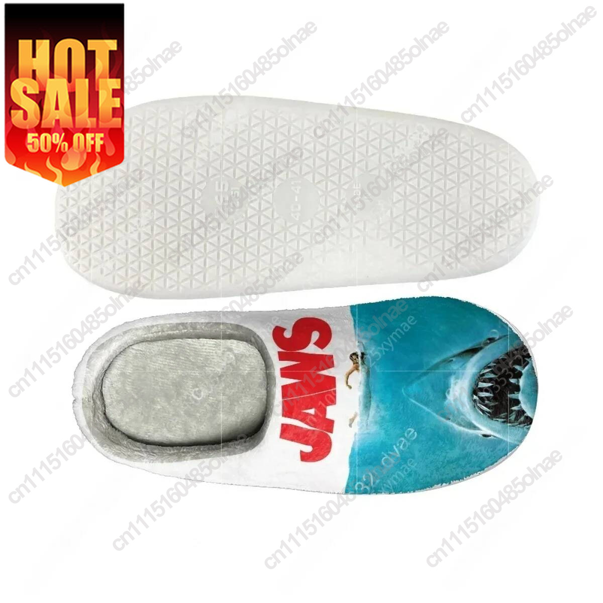 Sawtooth Shark Design Warm Cot - Men'S Fashion Footwear 评论和价格