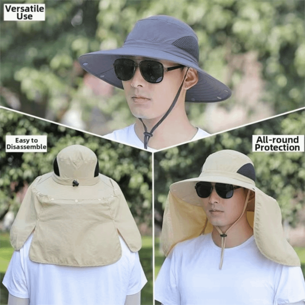 Fashion Cloth Men Sun Hat Big  - Men'S Fashion With Hat 评论和价格