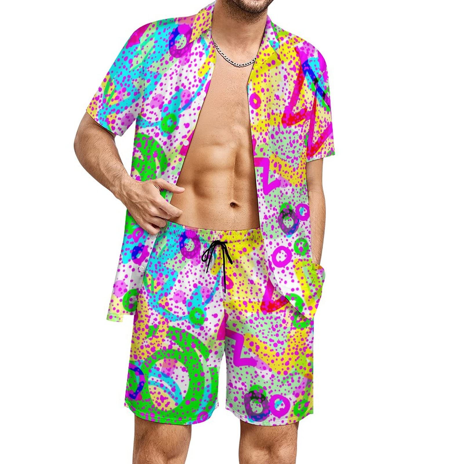 Summer Irregular Geometric 3D  - Mens Fashion Streetwear 评论和价格