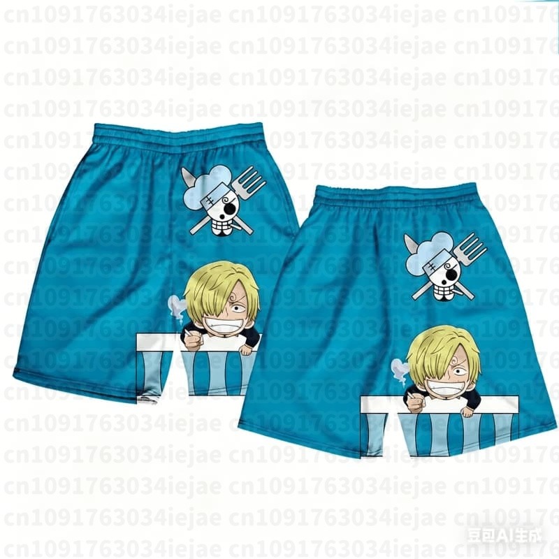 One Piece 3D Print Shorts Shan - Swim Trunk Shorts 评论和价格
