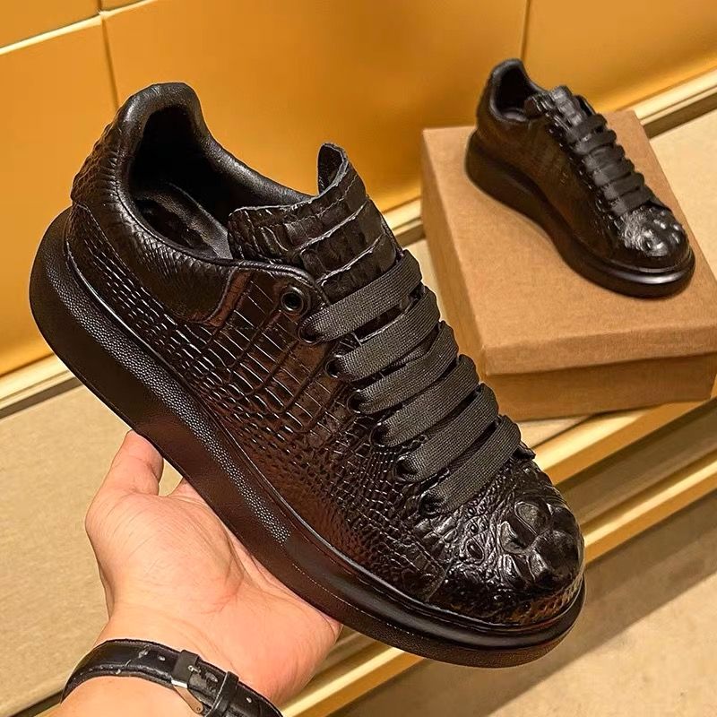 2025 summer crocodile print bl - Suede Loafers Men 评论和价格