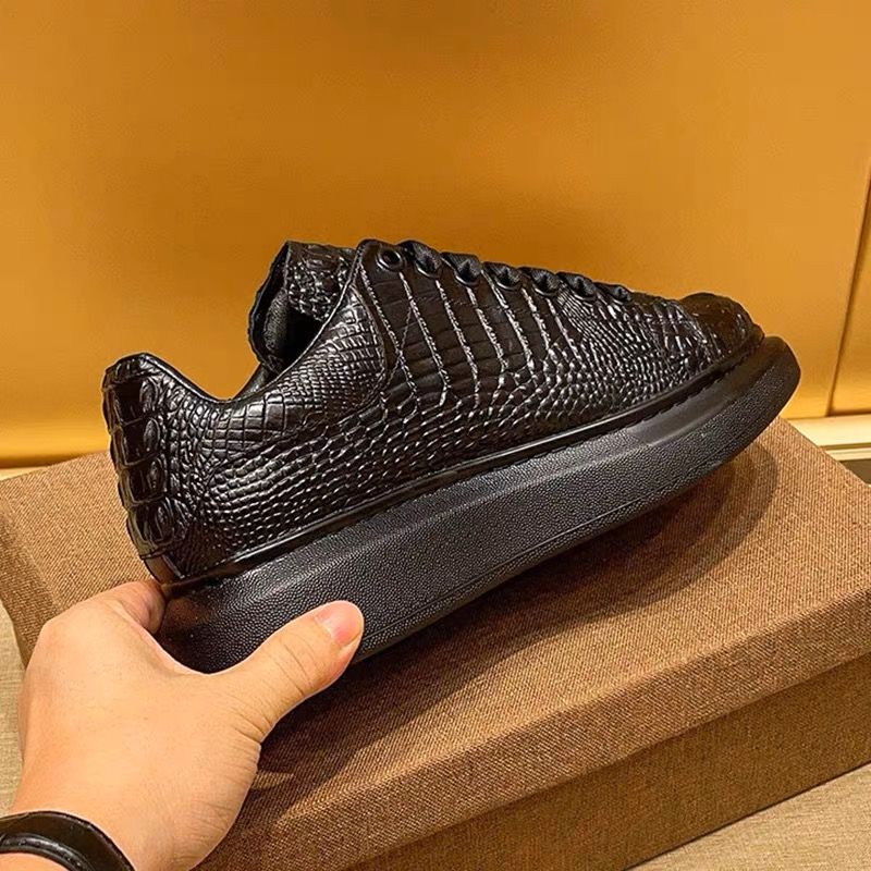 2025 summer crocodile print bl - Suede Loafers Men 评论和价格