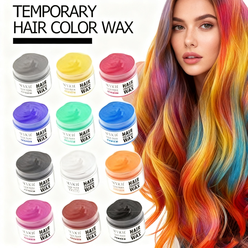 Valentine's Day Hair Color Wax - Men Fashion Hair Style 评论和价格