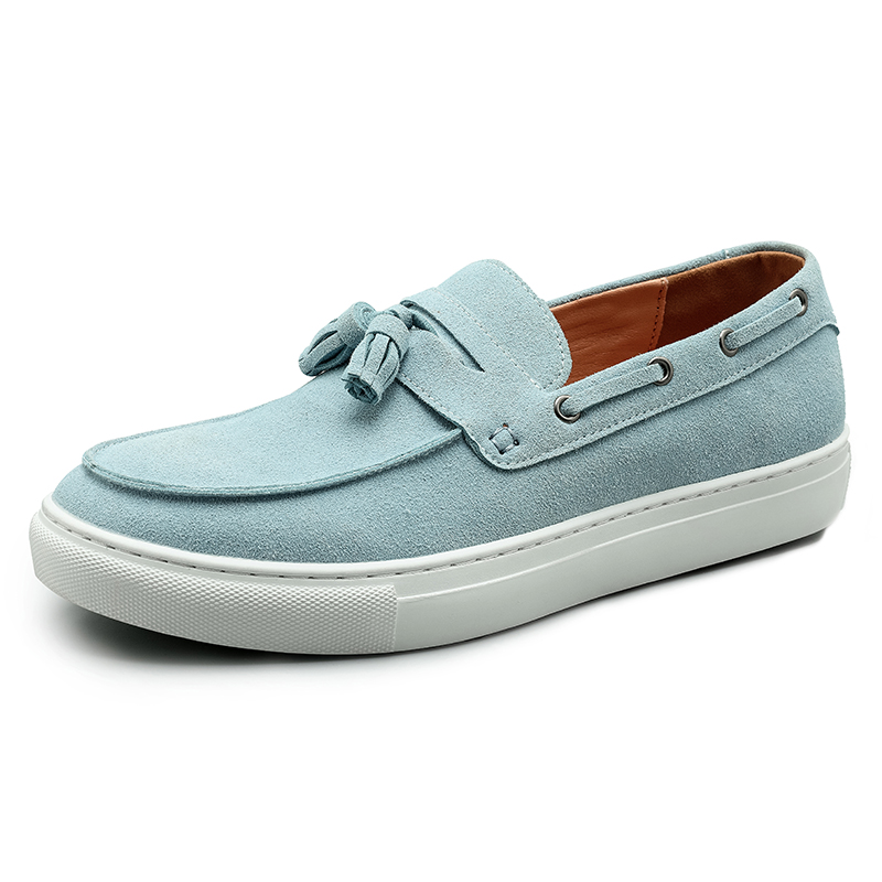 Classic Men's Suede Leather Ta - Suede Loafers Men 评论和价格