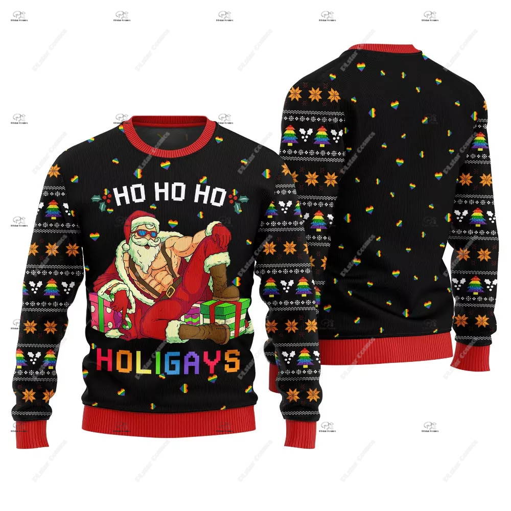 Christmas Santa Claus Pet Cat  - Mens Fashion Jumpers 评论和价格