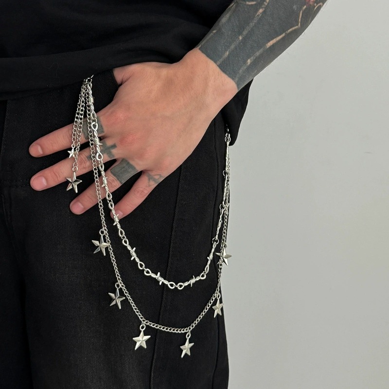 Men Women Hip Hop Double Layer - Jeans Pants Fashion Men 评论和价格