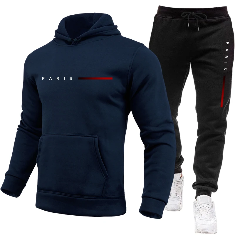 Hooded Sweatshirt and Sweatpan - Paris Men'S Fashion 评论和价格