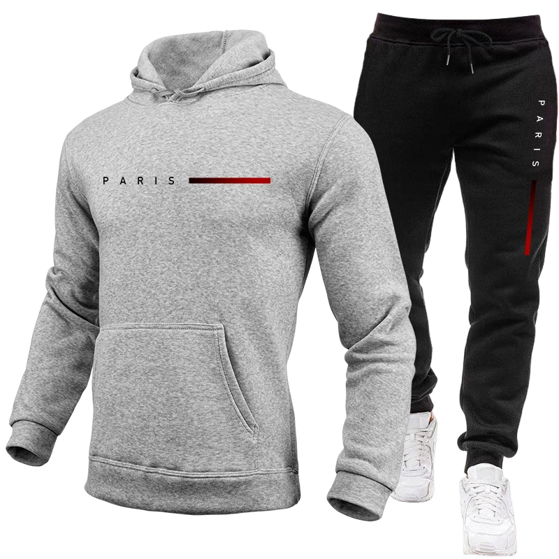Hooded Sweatshirt and Sweatpan - Paris Men'S Fashion 评论和价格