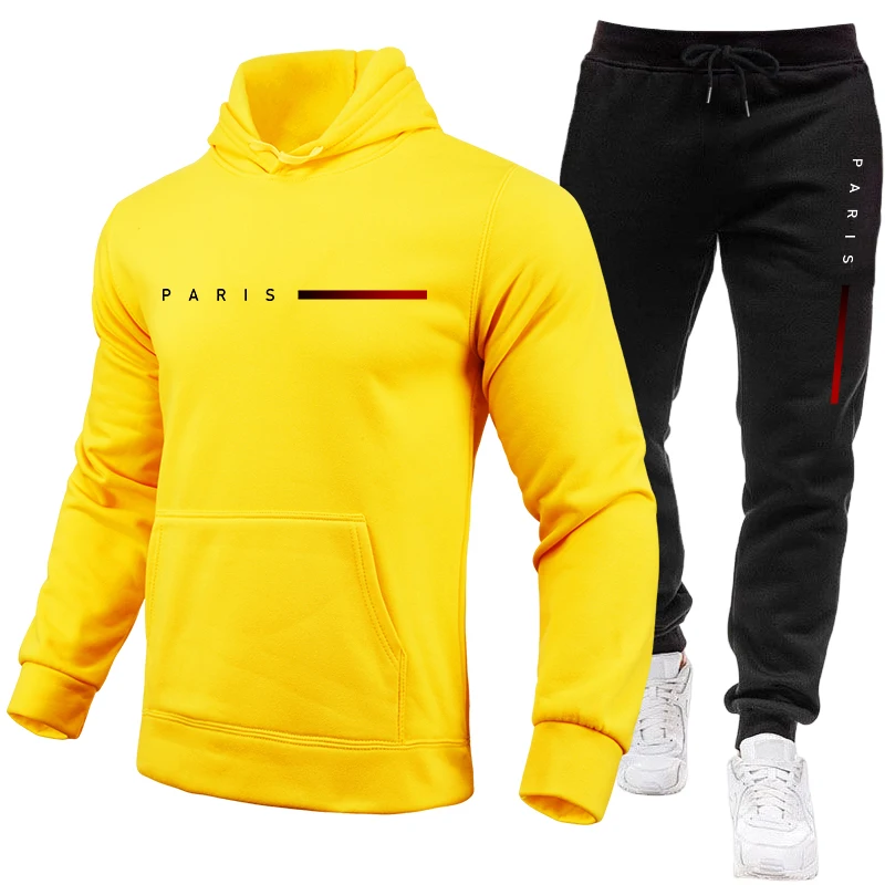 Hooded Sweatshirt and Sweatpan - Paris Men'S Fashion 评论和价格