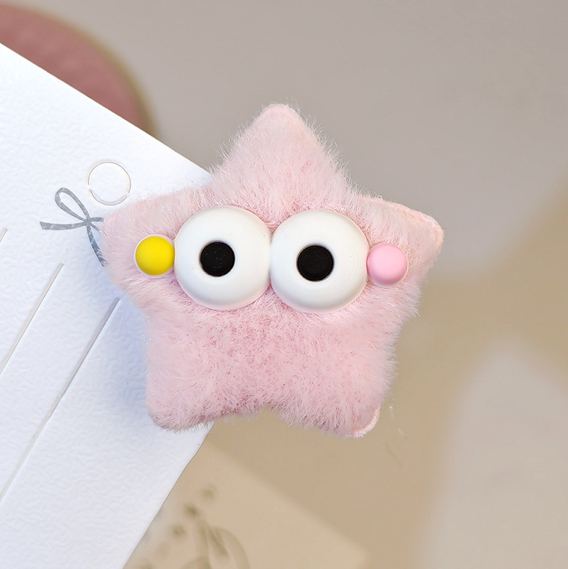 5pcs plush big eyed five point - Men Fashion Hair Style 评论和价格
