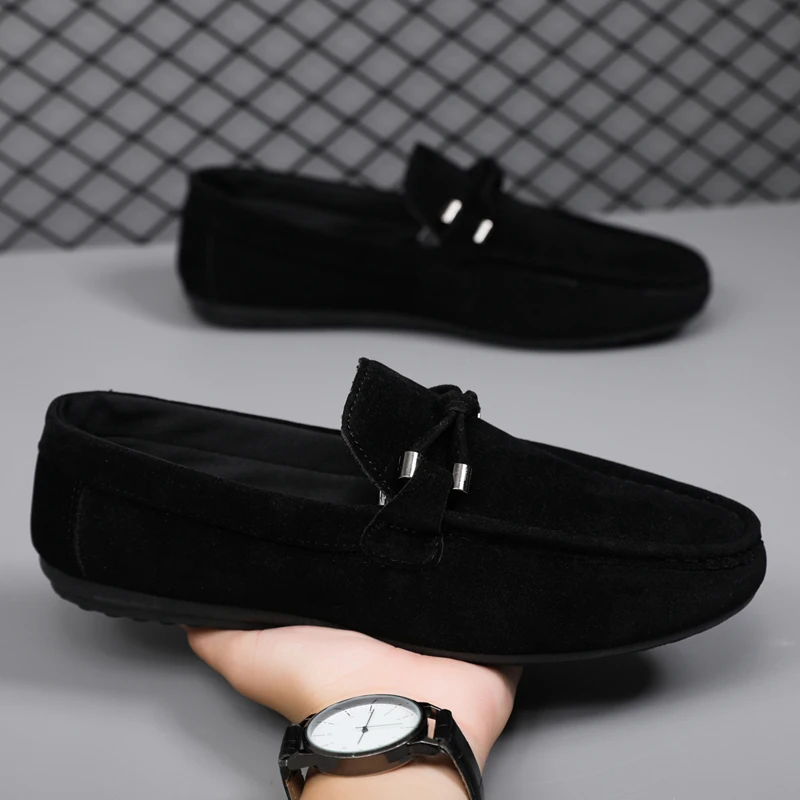 Men Casual Shoes Fashion Men S - Suede Loafers Men 评论和价格