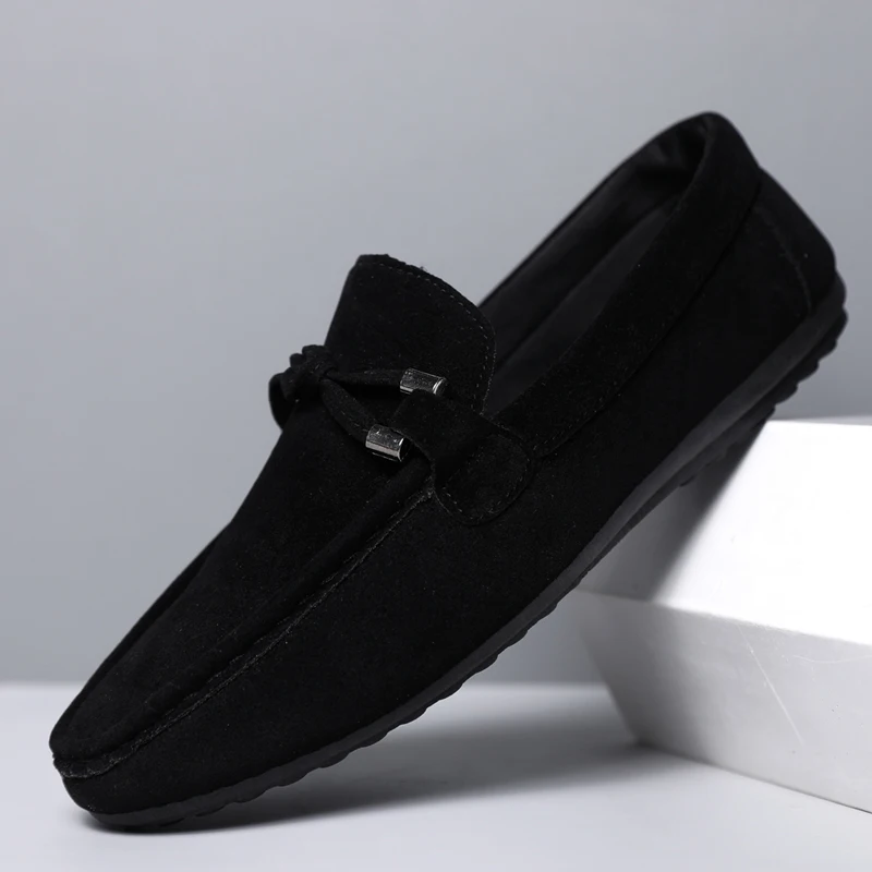 Men Casual Shoes Fashion Men S - Suede Loafers Men 评论和价格