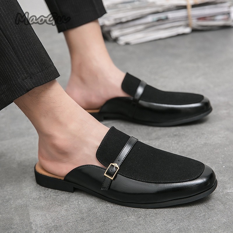 Men's Pantuflas Faux Leather & - Suede Loafers Men 评论和价格