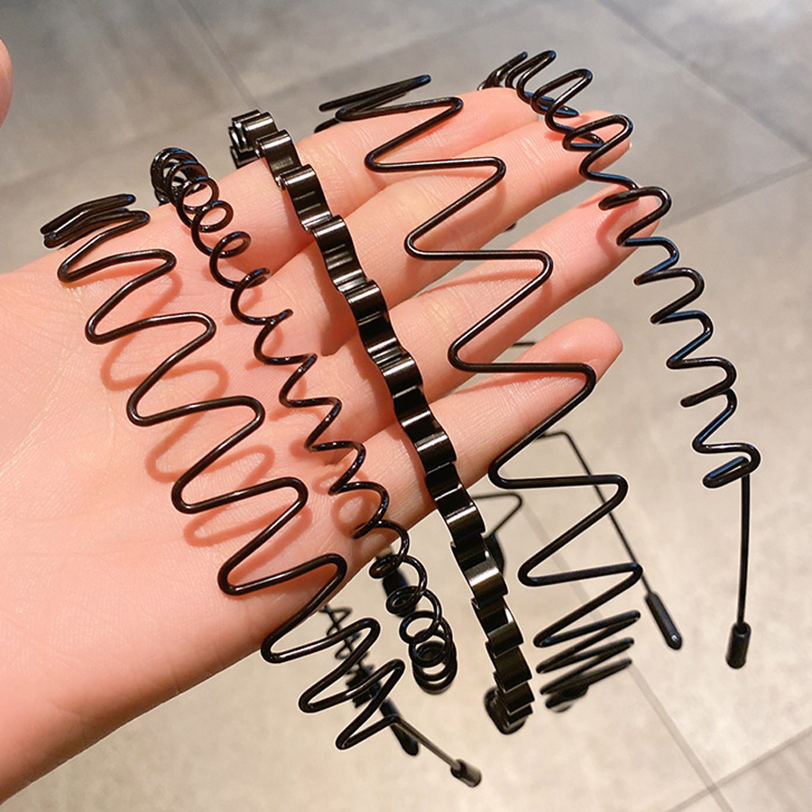 2-5Pcs Wavy Hairband Spring Ha - Men Fashion Hair Style 评论和价格