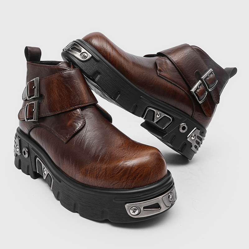 large size men fashion punk go - Men'S Fashion Footwear 评论和价格