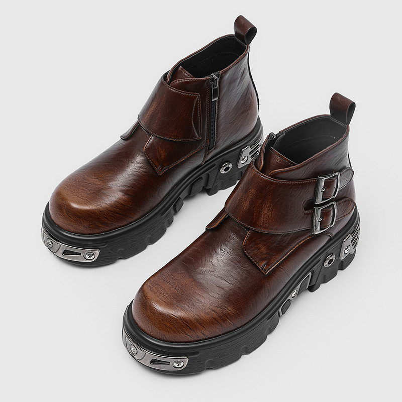 large size men fashion punk go - Men'S Fashion Footwear 评论和价格