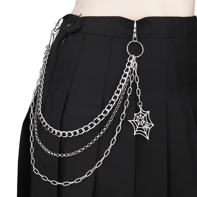 Fashion Punk Metal Pants Chain - Jeans Pants Fashion Men 评论和价格