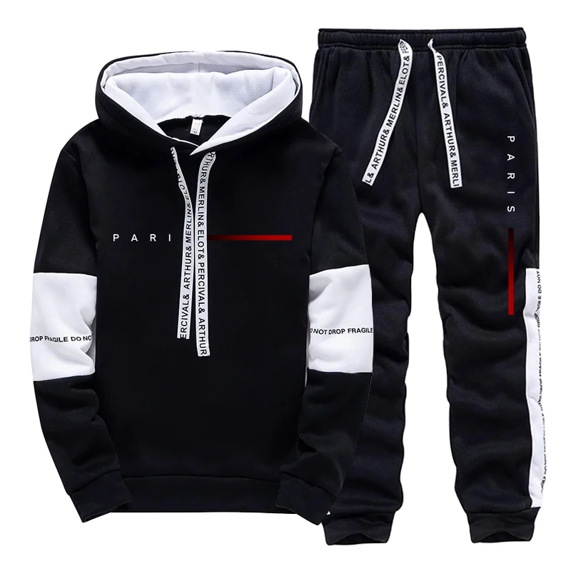 Men's Set Paris Fashion Hoodie - Paris Men'S Fashion 评论和价格