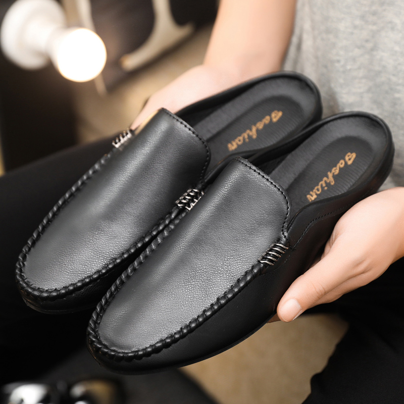 Hot Sale Men's Half Shoes Comf - Suede Loafers Men 评论和价格