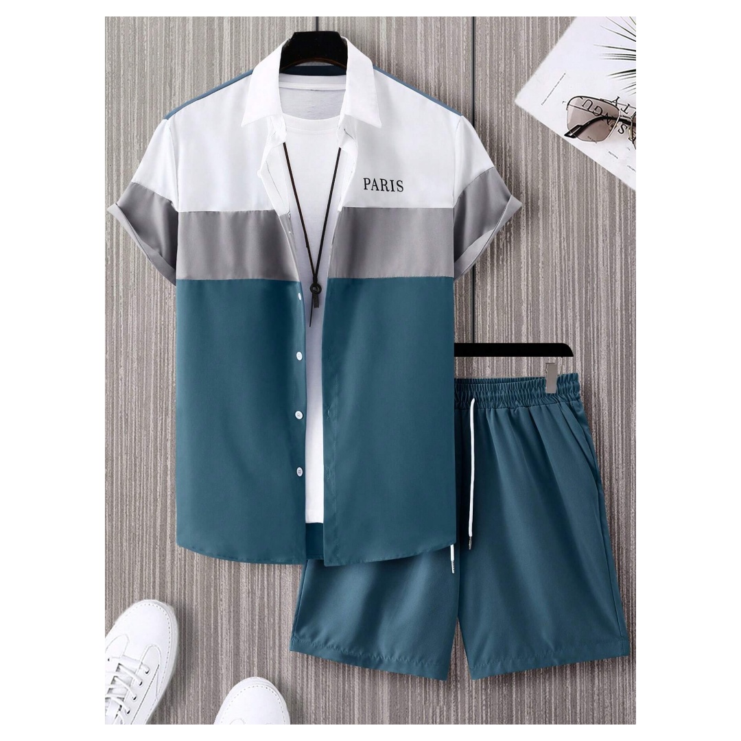 Men's Fashion Suit Blue And Wh - Men'S Fashion Y2K 评论和价格