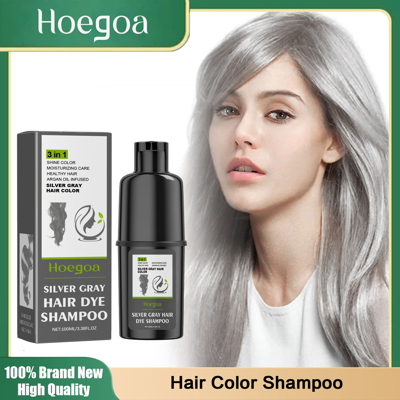 3 In 1 Hair Coloring Shampoo N - Men Fashion Hair Style 评论和价格