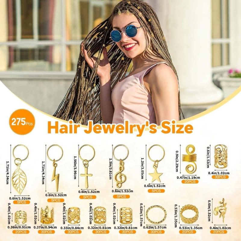 39BC Metal Hair Accessories 27 - Men Fashion Hair Style 评论和价格