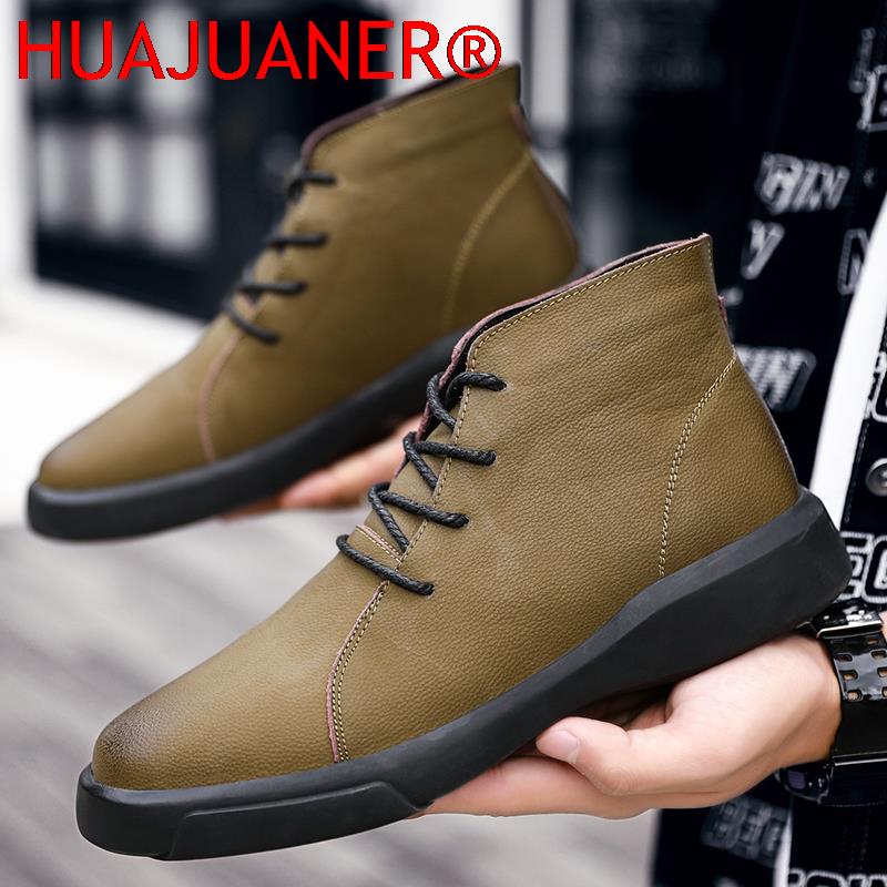 Luxury Brand Winter Fur Warm C - Chelsea Boots Men 评论和价格