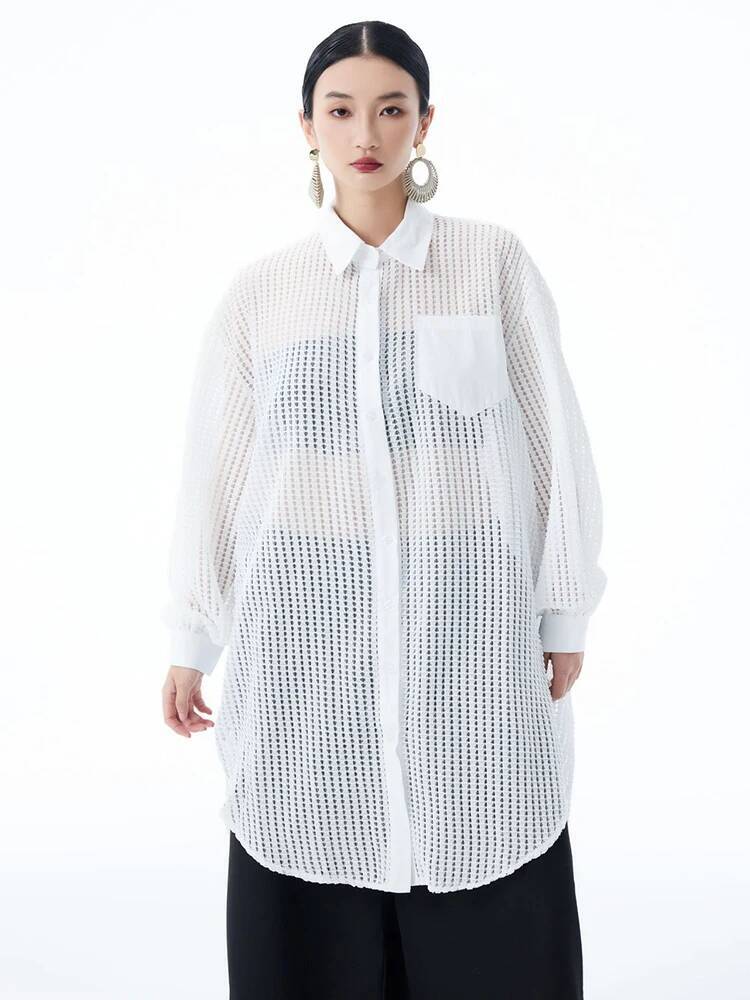 Women Hollow Grid Black Out Bi - Men'S Fashion X 评论和价格